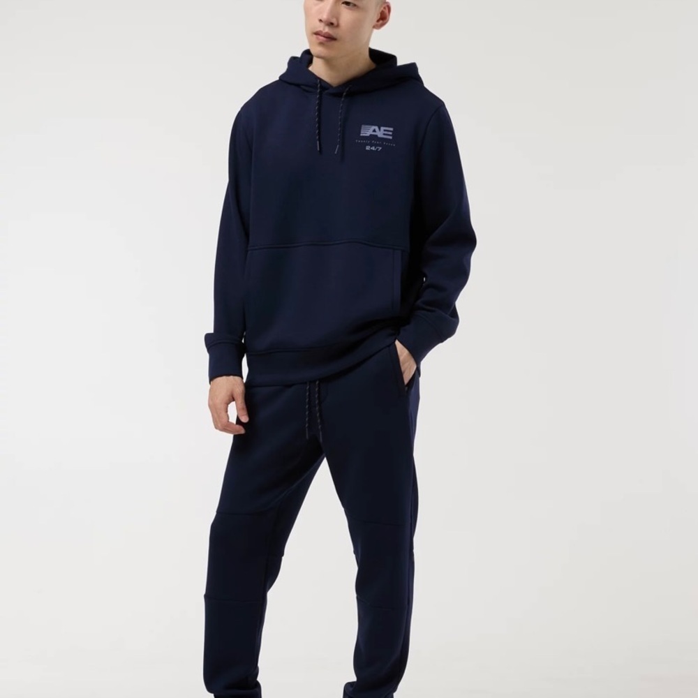 American Eagle 24/7 jogger xs excellent used condition euc navy tidal blue AE - Picture 2 of 14